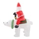 thumbnail image 4 of Inflable Con LED Santa Ride Bear Decoración Navideña Impermeable Resistente A La Decoloración Soplado Para Jardín De Césped, 4 of 7