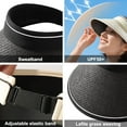thumbnail image 3 of Sombreros deportivos para mujer,Gorra de béisbol con parte superior vacía,Sombreros para el sol para mujer con protección UV,Sombreros para el sol para niñas y mujeres en la playa, 3 of 5