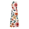 thumbnail image 4 of Youmylove Women Floral Maxi Dress Womens Summer Dresses Casual Sleeveless Long Dress Cute Floral Long Dress Wedding Guest Dress Flowy Beach Party Dress, 4 of 4