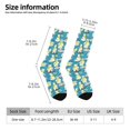 thumbnail image 2 of Sigee Cute Polar Bear Fishing for Contrast Design Soft Moisture-Wicking Socks Crew Casual Athletic Stretchy Loose Middle Tube Socks, 2 of 6