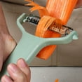 thumbnail image 6 of Fruit Vegetable Peeler, Stainless Steel Multifunctional Kitchen Peeler, Food Peeler With Non Slip Handle for Fruit Vegetable Potato Carrot Cucumber, 6 of 9