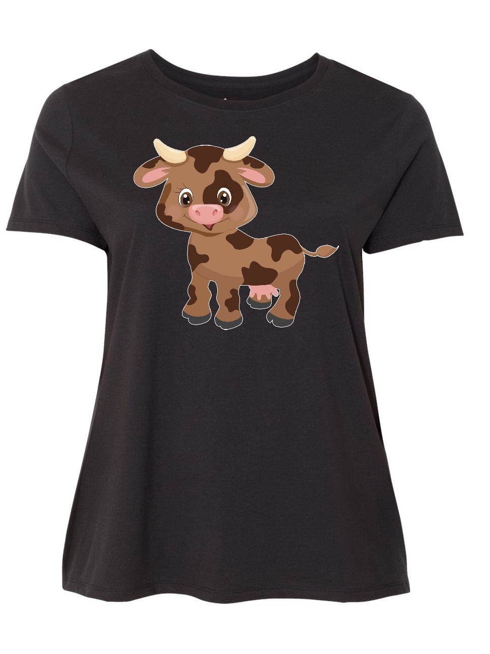 plus size brown t shirt