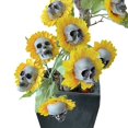 thumbnail image 4 of JOYCHOICE Gothic Sunflower Hallowen PVC Skull Fun Decoration, 4 of 8