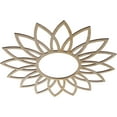 thumbnail image 2 of Ekena Millwork 30"OD x 10 1/2"ID x 1/4"T Daisy Wood Fretwork Pierced Ceiling Medallion, Hickory, 2 of 3