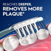 Oral-B Toothbrush Pro Clean Cross Action, Deep Plaque Removal, Medium, 2 Count
