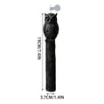 thumbnail image 3 of Miwamany Halloween Aromatherapy Candle, Pumpkin Shaped Embossed Taper Stick, Black Soy Wax Long Dinner Candlestick for Gothic Spooky Mantel Table Party Decor, 3 of 9