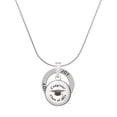 thumbnail image 1 of Delight Jewelry Silvertone Domed Class of 2023 Joy Ring Charm Necklace, 18", 1 of 4