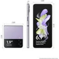 thumbnail image 2 of Restored Samsung Galaxy Z Flip 4 5G F721U 128GB (Bora Purple) GSM Unlocked Smartphone - (Refurbished), 2 of 4