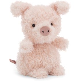 Jellycat Little Pig Stuffed Animal, 7 inches - Farmyard Plush Toy