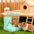 thumbnail image 5 of 2 in 1 Hamster Water Bottle - Automatic Food Bowl, No Drip Small Animal Water Bottle Dispenser, for Gerbils, Mouse, Hedgehog, Hamster Cage Accessories,Hangable And Detachable, 5 of 5