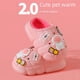 thumbnail image 2 of Zapatillas de algodón de invierno para niños y niñas, cálidas, con forro polar, con bolsa para padres e hijos, con tacón antideslizante, impermeables, para bebés y niños, 2 of 5