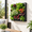 Black, variant on Black Wall Mounted Self-Watering Planter with 4 Pots for Indoor Vertical Gardens