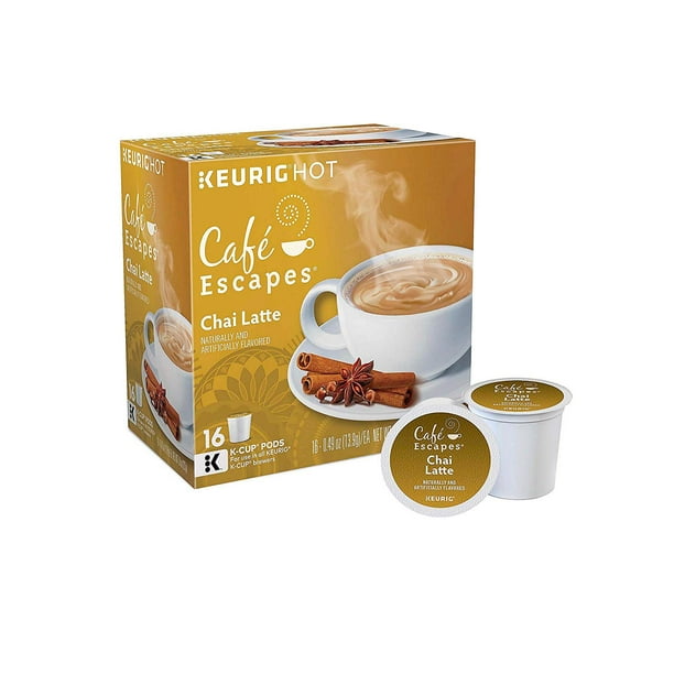 Cafe Escapes Chai Latte, Flavor Chai By Keurig