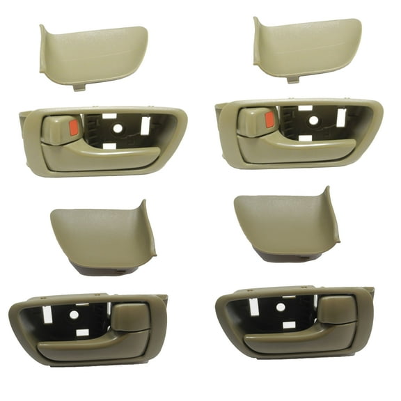 CF Advance For 02-06 Toyota Camry Front Rear Left Right Inside Door Handle Set 4pcs Tan 2002 2003 2004 2005 2006