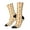 2 Black-2, variant on Thanksgiving Turkeys Pattern Sport Socks for Women and Men Crew Socks Sporty Calf Socks Casual Socks