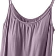 thumbnail image 5 of HAPIMO Women's Summer Tank Tops V-Neck Blouse Solid Color Print Tops Strappy Comfy Camisole Casual Loose Camis Camisoles Sleeveless Shirts for Girls Purple XXL, 5 of 7