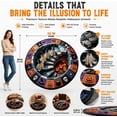 thumbnail image 2 of 3D Haunted Staircase Round Rug – Halloween Optical Illusion Area Mat, Soft Non-Slip Floor Carpet for Living Room Bedroom Entryway, Spooky Ghost Skeleton Pumpkin Home Decor Indoor Party Gift, 2 of 7