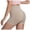 Khaki, variant on idosla Workout Shorts Sets for Women, High Waisted Butt Lifting Scrunch Butt Sports Seamless Gym Shorts (Navy, XL)