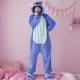 thumbnail image 3 of Pijamas Kigurumi Stitch de franela para adultos y niños, disfraz de Cosplay de dibujos animados, Anime, Invierno, 3 of 3