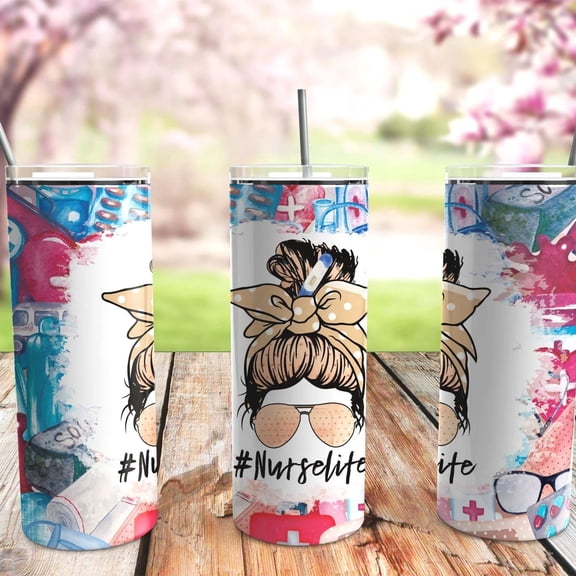 [No Straw] Zodiac Saggitarius, Peachy Pink WatercolorTumbler 20Oz