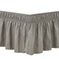 thumbnail image 2 of Zootealy Bed Skirts,Wrap Around Bed Skirts with Adjustable Belts for Twin Beds 15 Inches Drop, Elastic Dust Ruffles, Easy Fit Wrinkle & Fade Resistant Silky Luxurious Fabric, 2 of 8