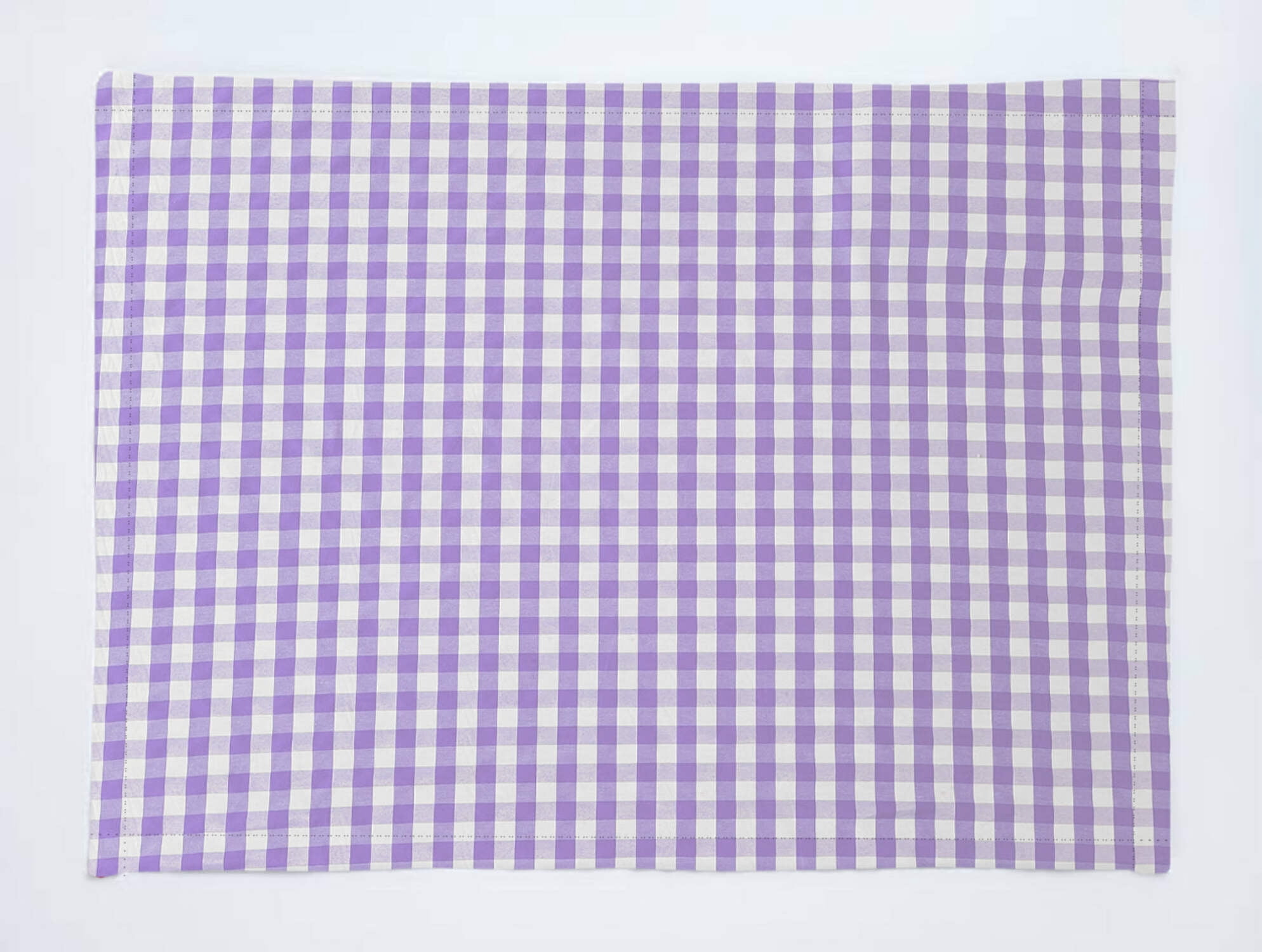Very Small Gingham 1/8th Inch Checkered Cotton Dinner Table Placemats Holiday Home Decoration 13" x 19" (Pack of 4)