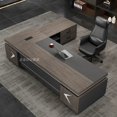 thumbnail image 4 of Aesthetic Ergonomic Office Desk Reception Corner Reception Modern Office Desk Computer Mesa De Escritorio Office Furnitures My Lux Decor Round, 4 of 14