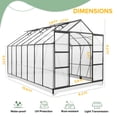 thumbnail image 4 of EAGLE PEAK 8 Ft. W x 14 Ft. D x 8 Ft. H Outdoor Walk-in Hobby Greenhouse, 4 of 9