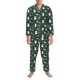 thumbnail image 3 of Balery Green Frogs Pijama para Hombre de Dos Piezas con Manga Larga, Conjunto de Dormir y Descanso Suave con Bolsillos-Large, 3 of 7