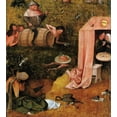 thumbnail image 2 of Bosch, Hieronymus 26x28 Gold Ornate Wood Framed with Double Matting Museum Art Print Titled - Allegory Of Gluttony And Lust, 2 of 4