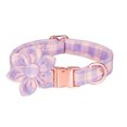 thumbnail image 2 of Meidiya Dog Collar with Detachable Flower for Girl Dog,Puppy Dog Collar Cute Girl Dog Collars with Safety Metal Buckle Adjustable Plaid Dog Collar for Puppy Small Dogs, 2 of 8