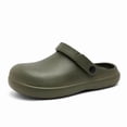 thumbnail image 3 of Men'S Cloud Cushion 2-In-1 Clogs, Soft Sole Non-Slip Closed Toe Slides, Medical Work Shoes, 3 of 3