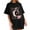 Multicolor, variant on DailyTrove Women's Artistic Cat Graphic Oversize T-Shirt - Short Sleeve Casual Tee, Edgy for Concerts & Streetwear