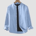 thumbnail image 2 of Long Sleeve Shirt for Women Young Womens Tops Casual Loose Fit Long Sleeve Shirt Top With Collar, 2 of 3