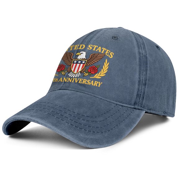 250th Anniversary USA Hat Eagle 250 Year American Anniversary Baseball Cap Adjustable Patriotic Hats