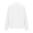 thumbnail image 6 of yardsong Womens Sweatshirts Plus Size Mock Neck Long Sleeve Pullover Oversized Casual Tops Soft Comfy Fall Winter Warm Sweat Shirt White,XXXXXL, 6 of 6