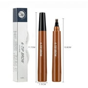 Eyebrow Pencil,Eye Brow,Waterproof Eyebrow Pencil,Microblading Eyebrow Pencils for Women,3D Waterproof Eyebrow Pen,Long Lasting 4-Tip Microblading Brow Pencil for Natural(Light Brown)