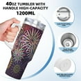 thumbnail image 3 of Bingfone Fireworks2 for 40 Oz Stainless Steel Travel Mug Double Wall Water Coffee Cup for Home,Office, Outdoor Works Great for Ice Drinks and Hot Beverage, 3 of 8