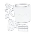 thumbnail image 1 of Ice Cup Dies For Card Making Scrapbooking Metal Cutting Tea Craft Sink Cup R3Y7, 1 of 1