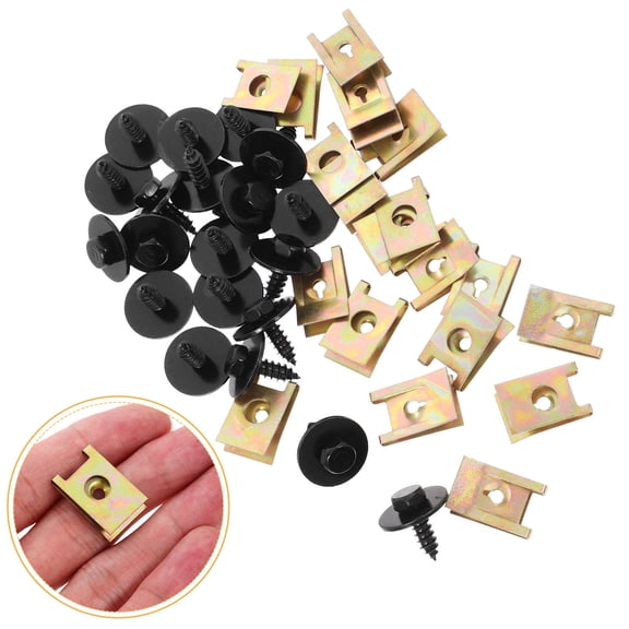 UPKOCH 40pcs Automotive Screws Car Body Fastener Multi Vehicle Body Repair