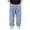 Light Blue, variant on Men's Plus Size Loose Fit Straight Leg Jeans, Wide Leg Casual Denim Pants for Street Style Fashion, Comfortable and Roomy Trousers for Everyday Relaxed Wear and Urban Outfits Black L