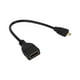 thumbnail image 4 of Cable de extensión adaptador convertidor de micro HDMI macho a HDMI hembra, cable de alambre 1080P, 4 of 8