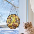 thumbnail image 5 of Honeycomb Ornament Suncatcher 4 Season Colorful Window Wall Hand-Painted Glass Panel Decor Gift for Women Christmas Thanksgiving Gift, 2025, 2025, Festive Home Accent, Memorable, 5 of 6