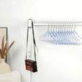 thumbnail image 5 of Concepts Baby Hangers, Blue Acrylic Glitter Infant Hangers with Chrome Hook - Space-Saving Clothes Hanger, 40-Pack, 5 of 6