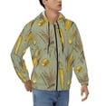 thumbnail image 4 of Zip Up Hoodies for Men - Cartoon Corn and Wheat Long Sleeve Comfrt Men'S Fashion Hoodies & Sweatshirts, Jackets for Men Hoodies Pullover Clothing Clothes with Pouch, 4 of 5