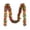 Multicolor, variant on 16.4 ft Christmas Tinsel Garland with Light, Multicolor, Pastel Christmas Candy Decorations Prelit Tinsel Garland Battery Operated 50 LED Hanging for New Year Party Decor
