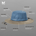 thumbnail image 2 of Mission Max Plus Pinnacle Booney Hat, One Size, Bearing Sea, 2 of 6