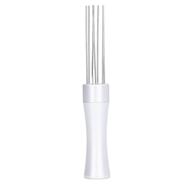 Coffee Stirring Needle, Ergonomic Design Stainless Steel Coffee Powder Hand Distributor Silver For Restaurant For Coffee Powder