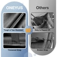 thumbnail image 4 of Organizador Oneyus para asientos traseros de coche con bandeja de mesa y 9 bolsillos, 4 of 8