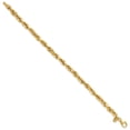 thumbnail image 3 of Auriga Fine Jewelry 14K Yellow Gold Polished Fancy Bracelet 7.5inch for Women, 3 of 6